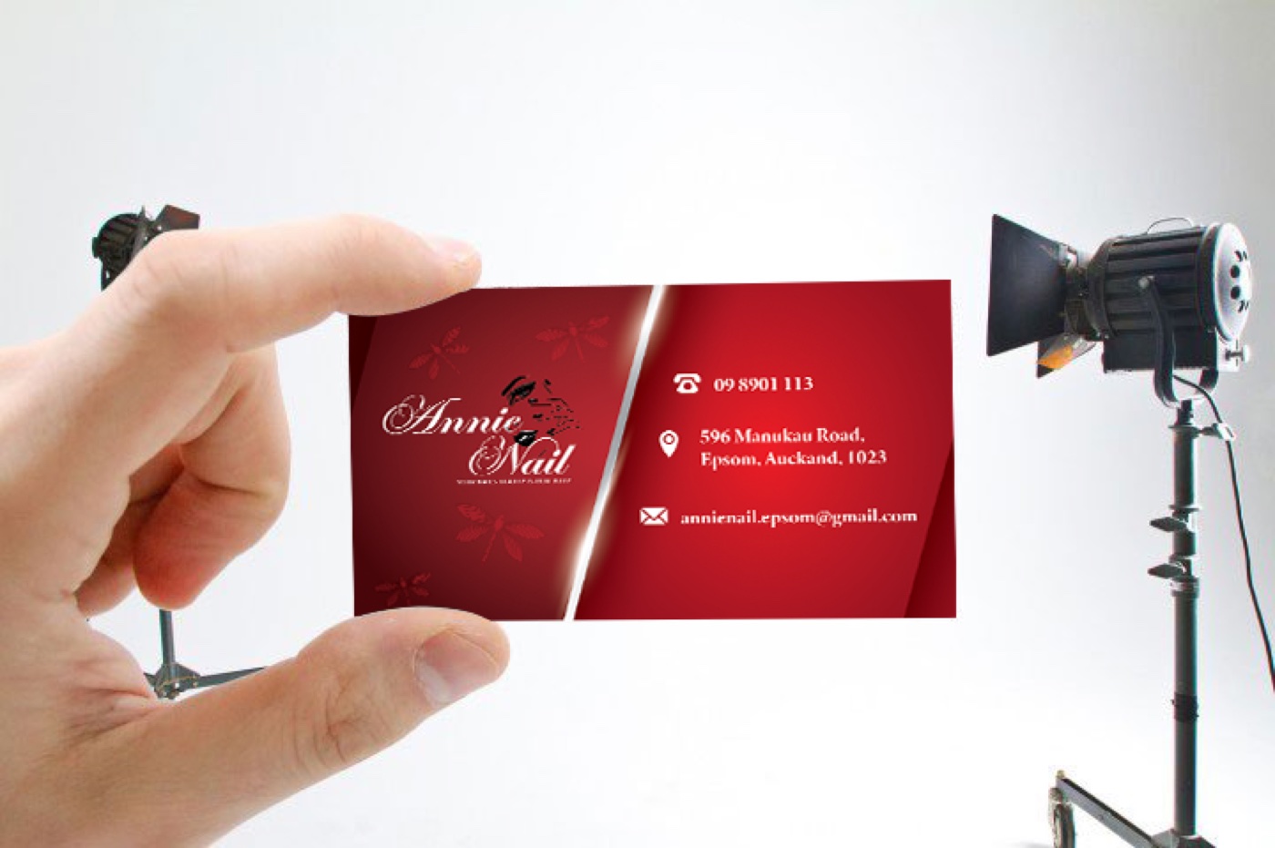 Annie Nail business card