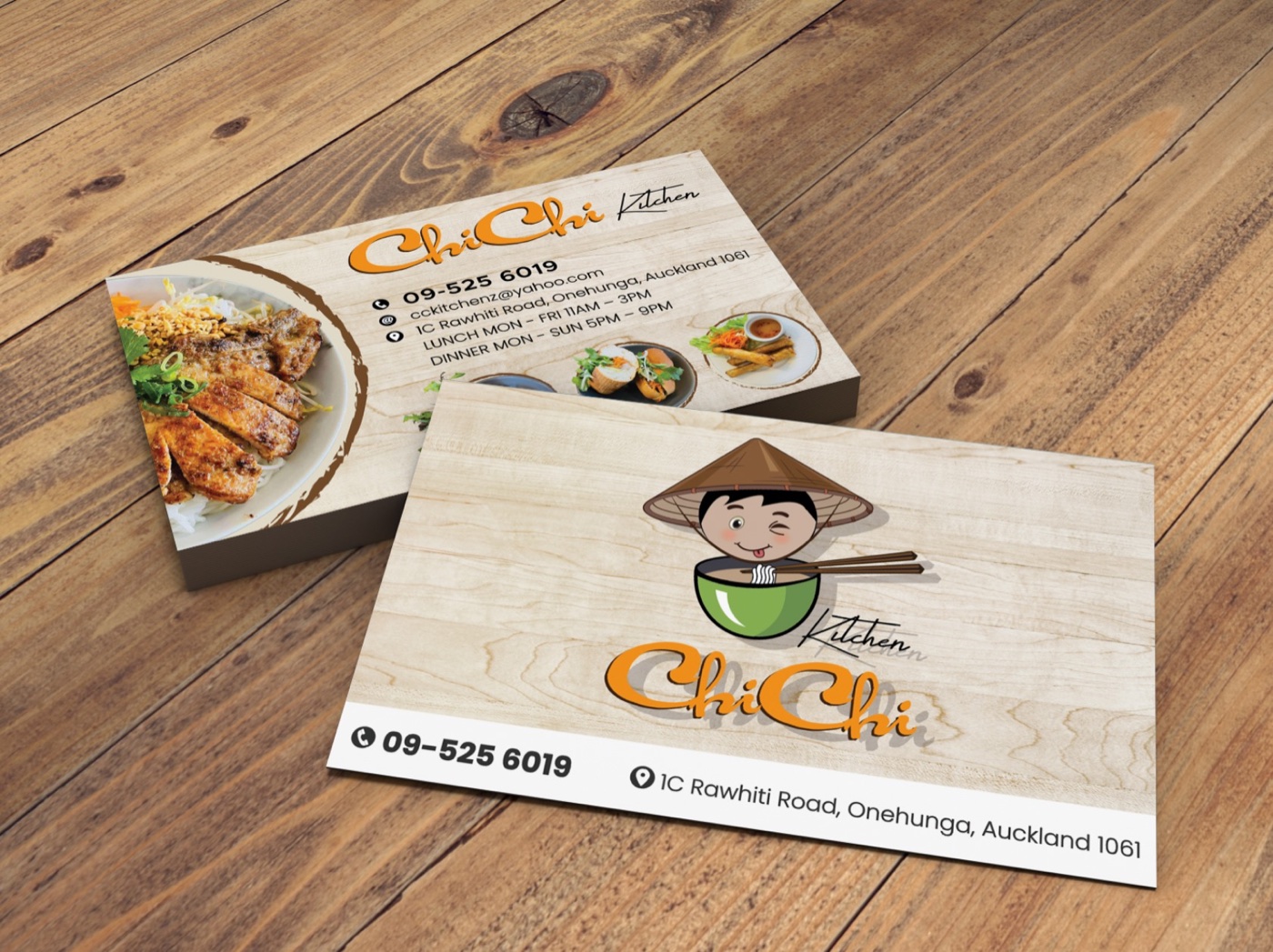 Chichi Kitchen business card