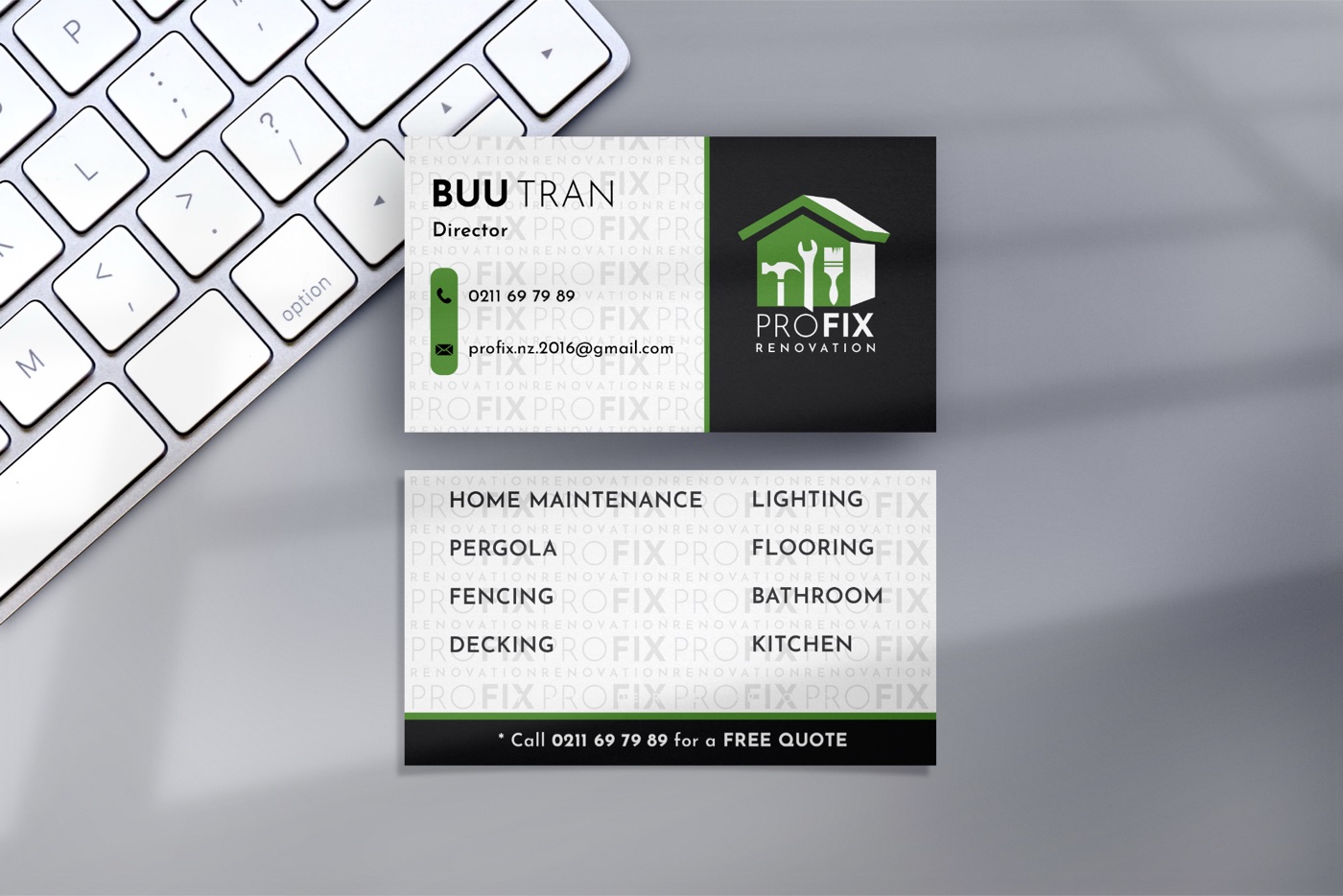 Profix business card
