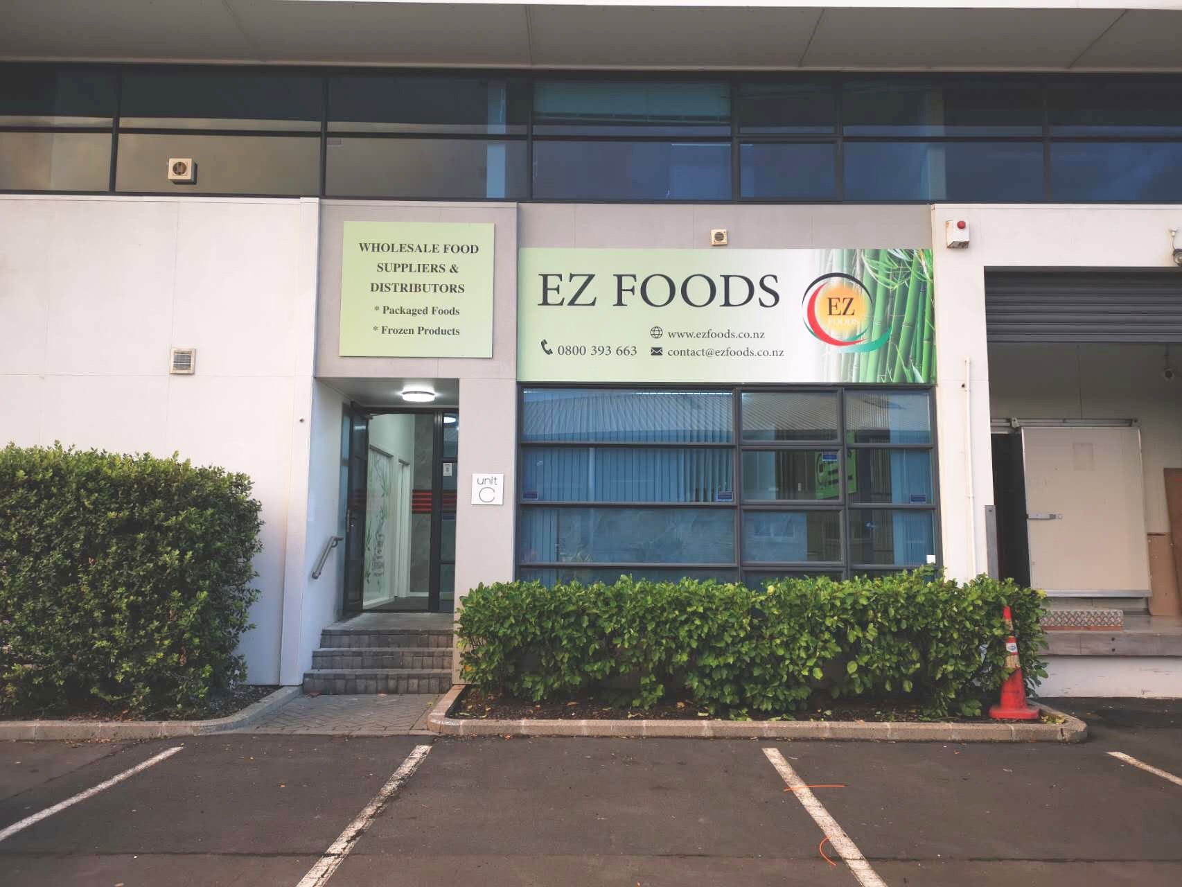 EZ Foods ACM printed signs