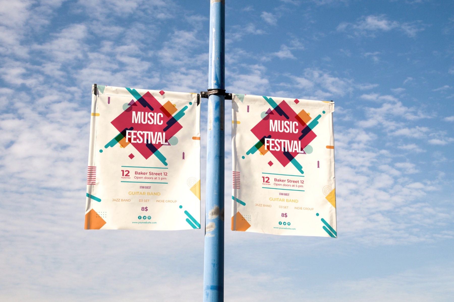 Custom printed PVC banner