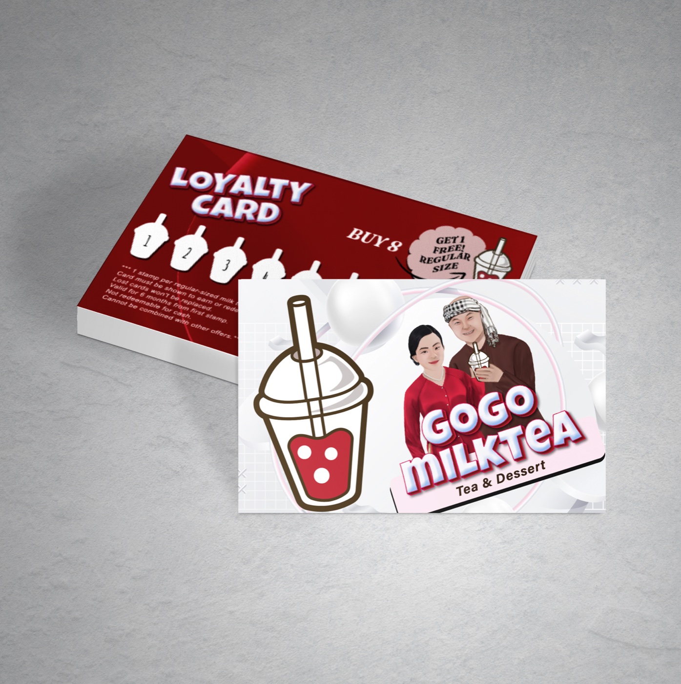 Gogo Milktea loyalty card