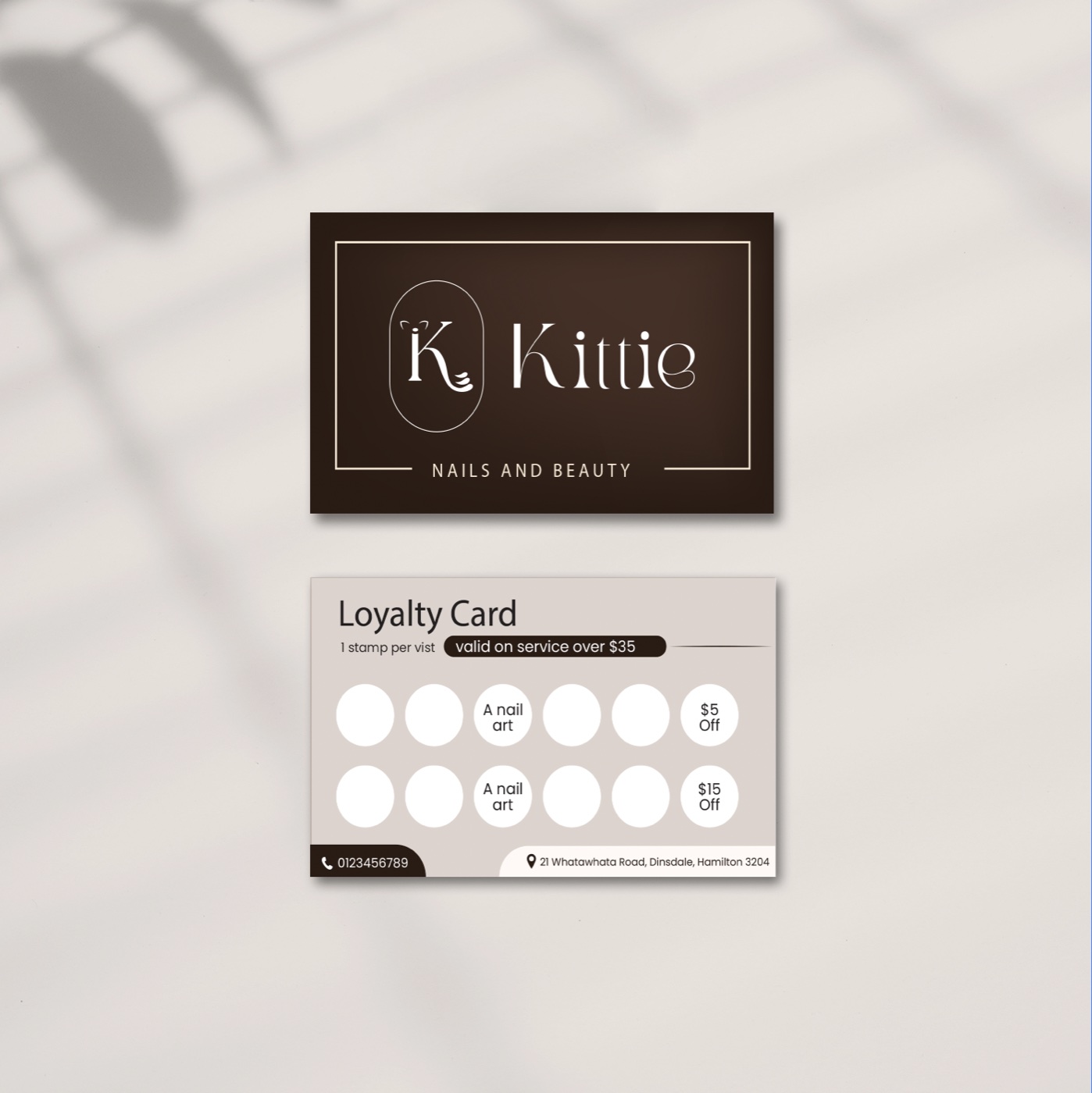 Kittie loyalty card