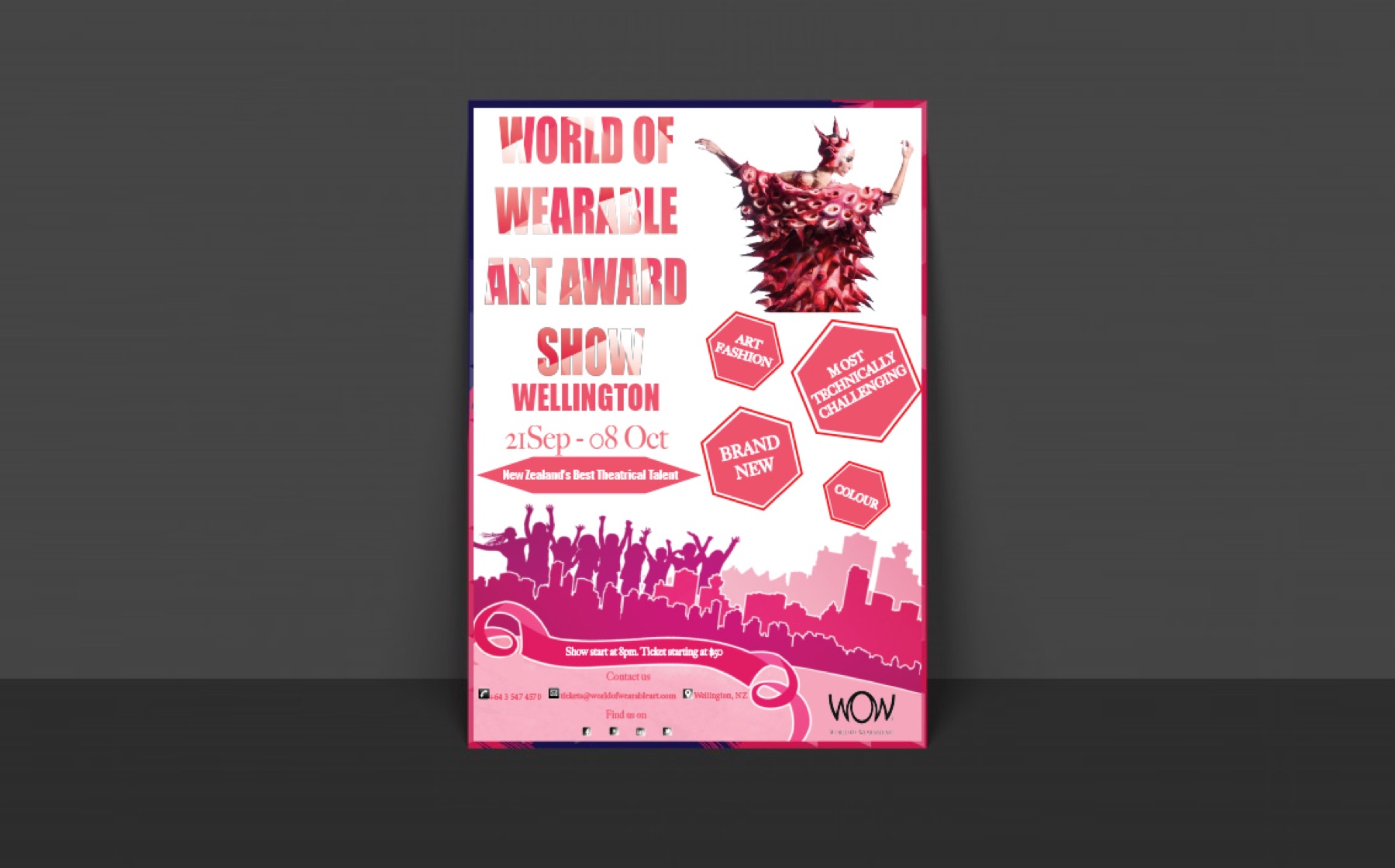 Wearable Art event poster