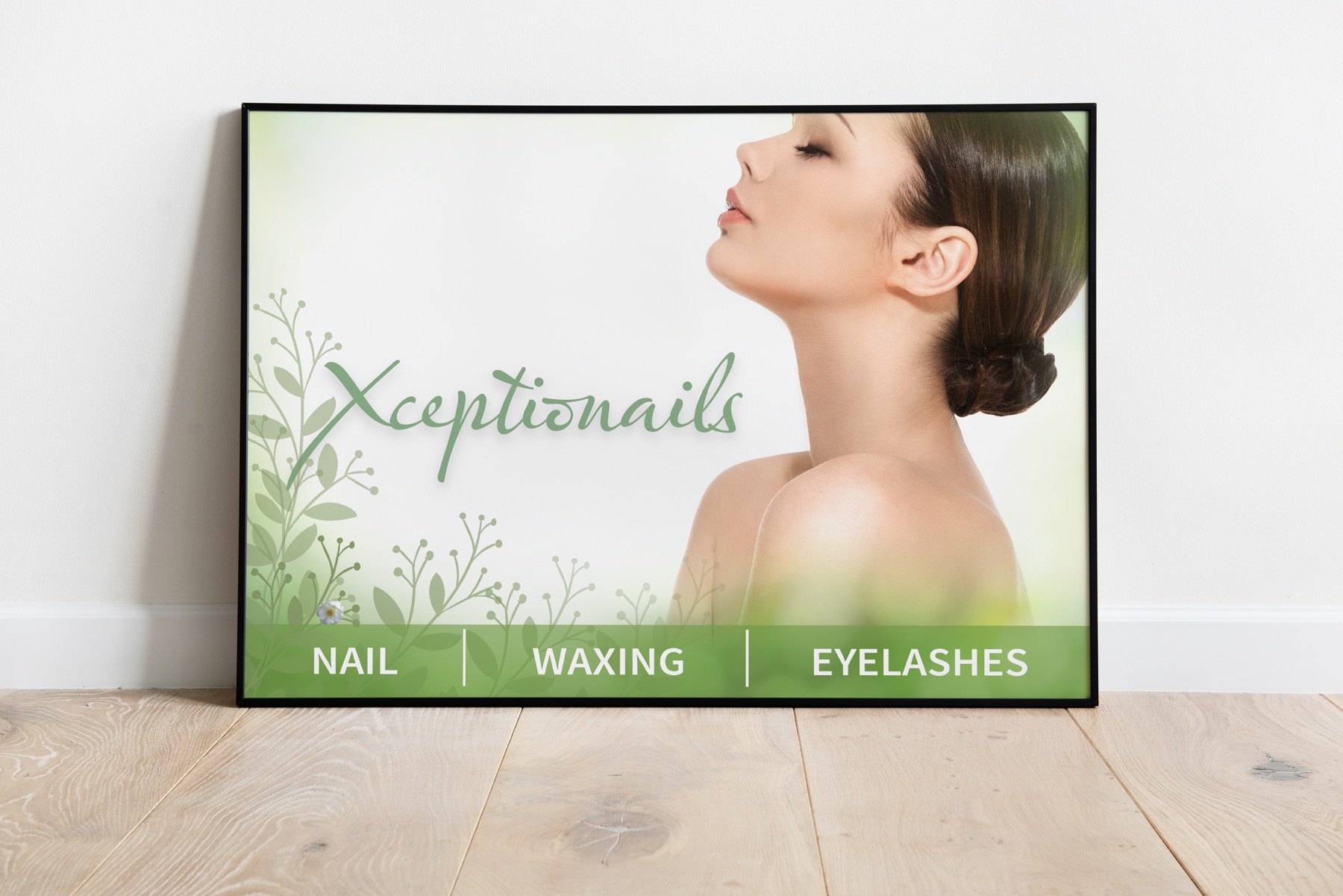 Xceptionails salon promotional poster