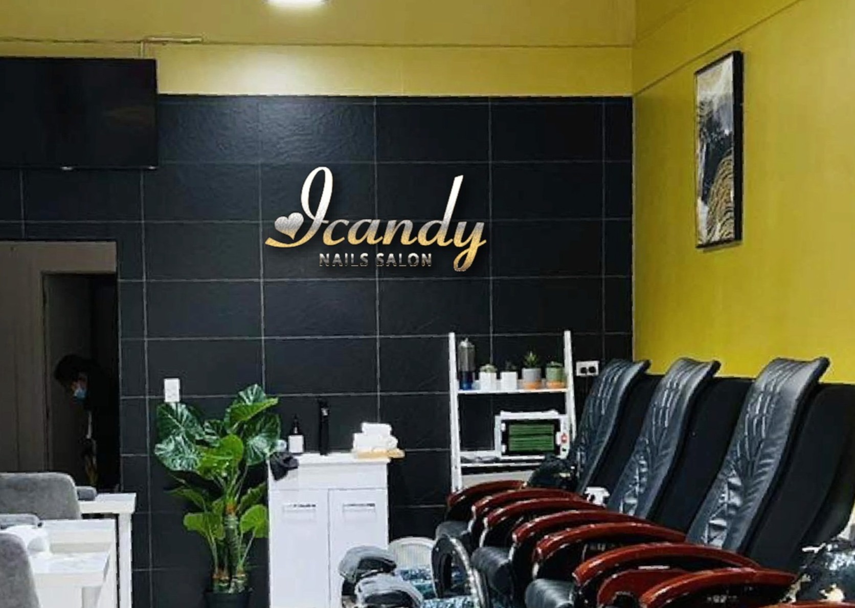 iCandy Beauty 3D letter sign