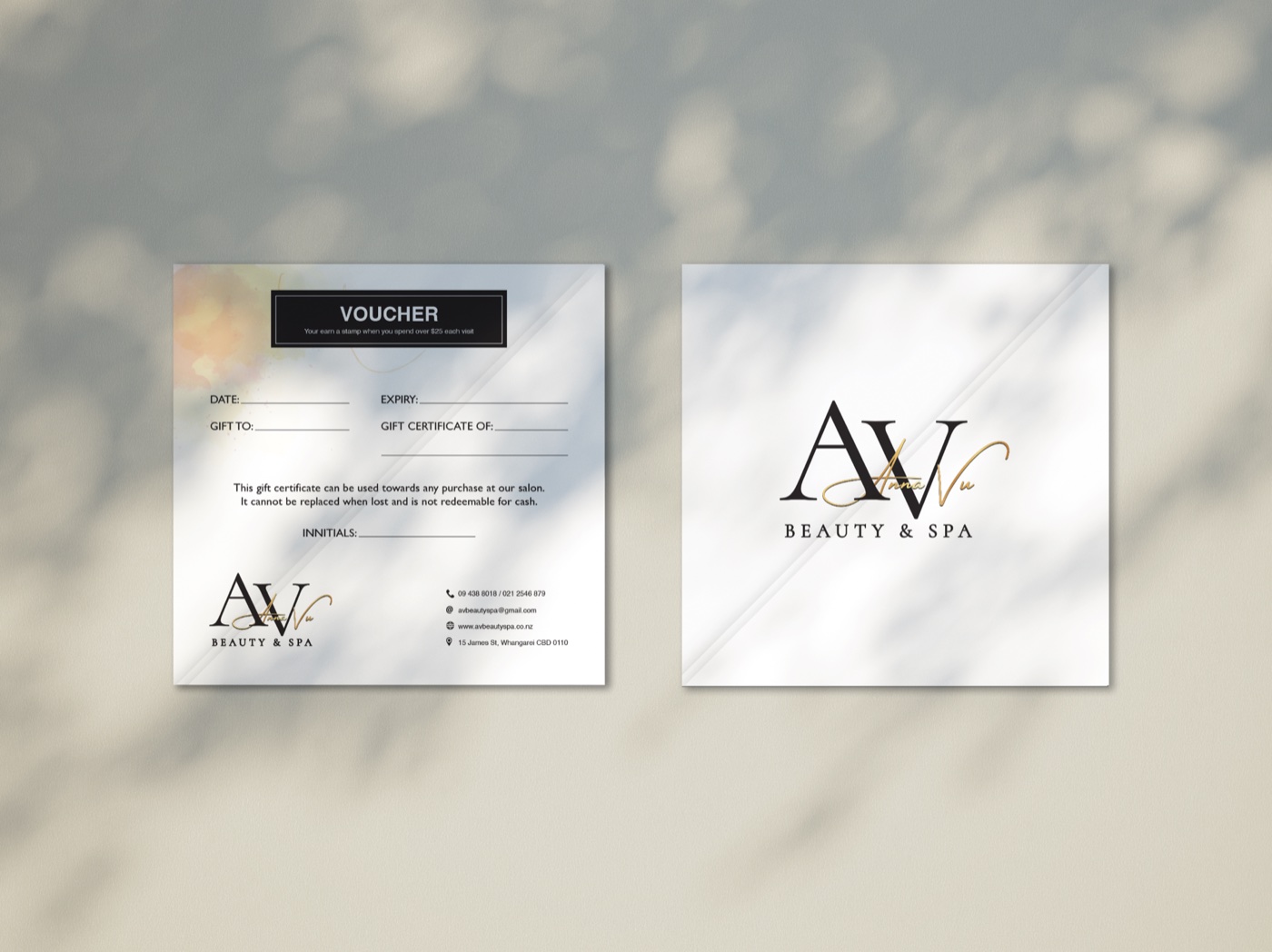 AV Beauty Spa voucher