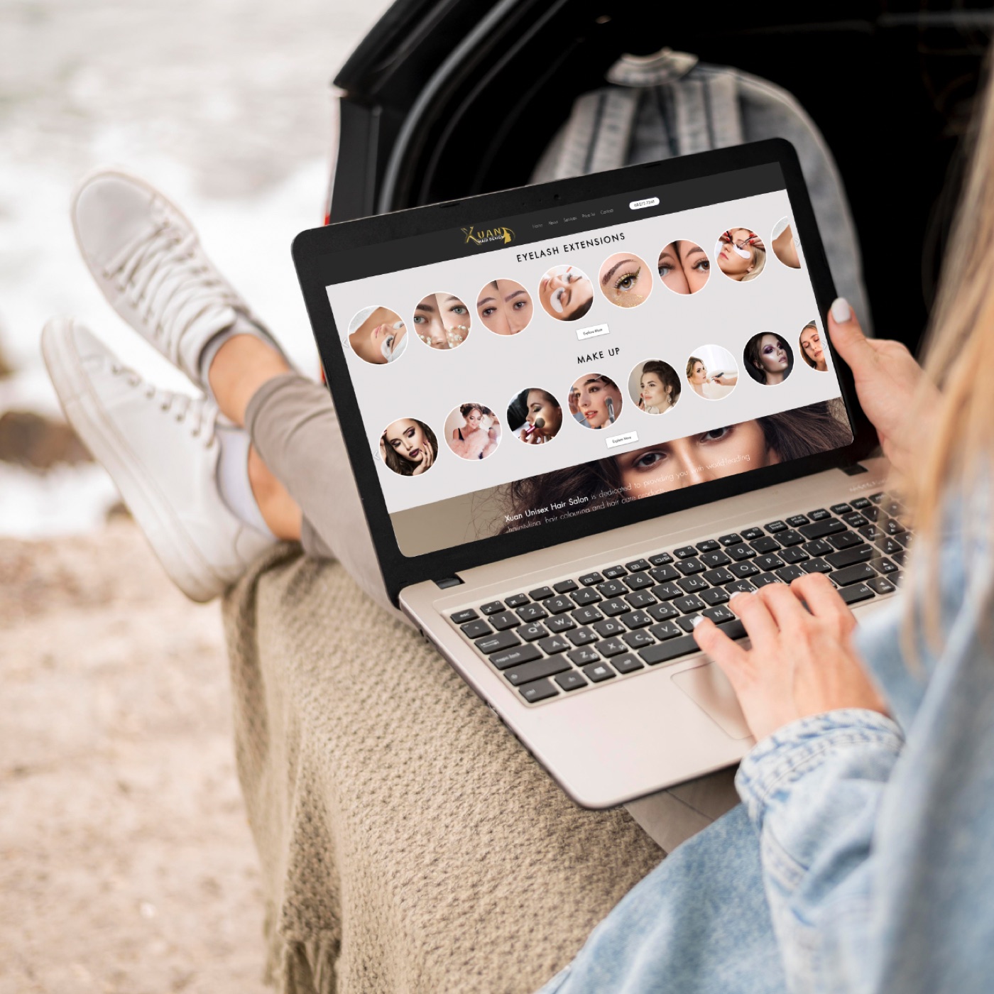 Xuan Hair Design website
