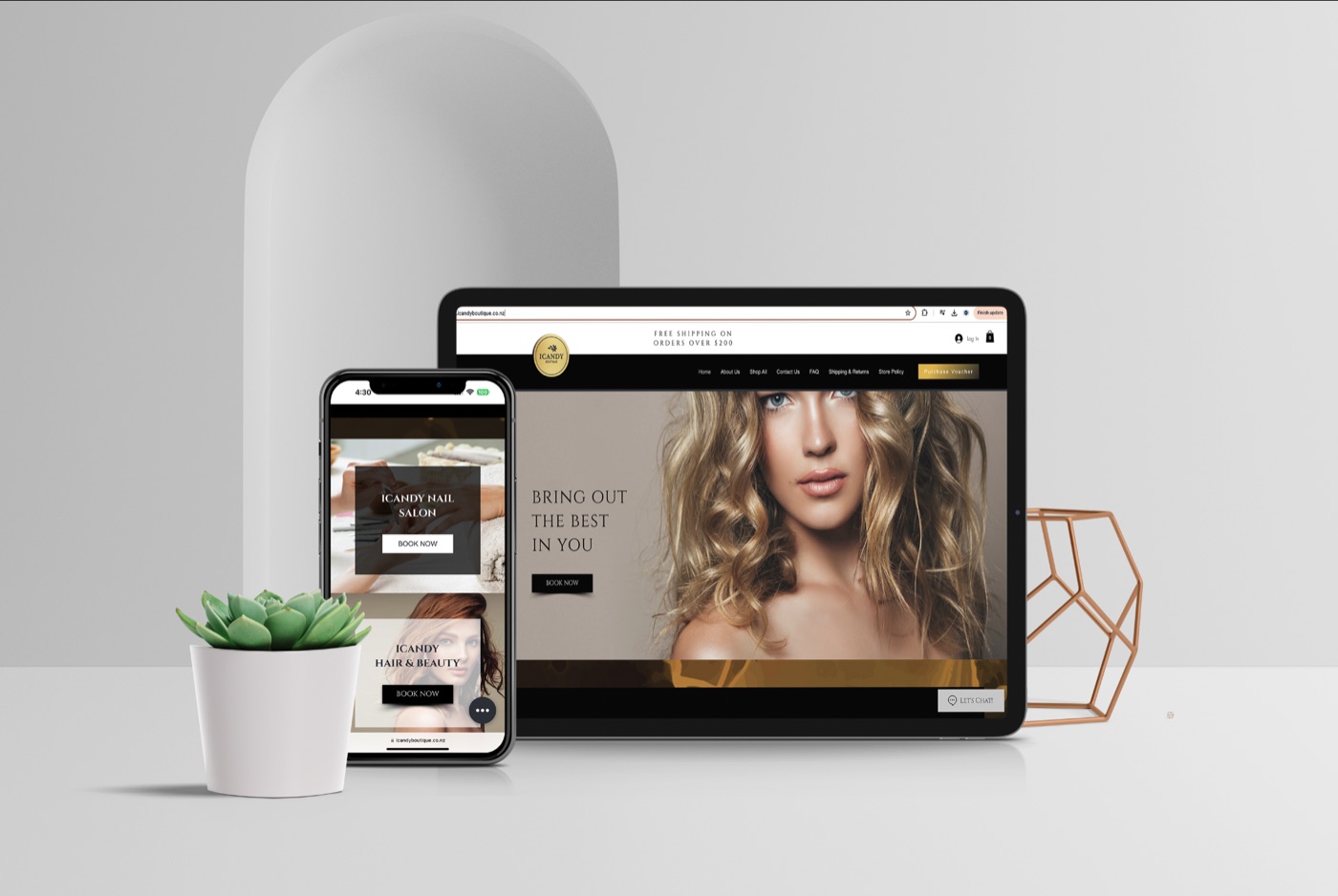 iCandy Boutique website