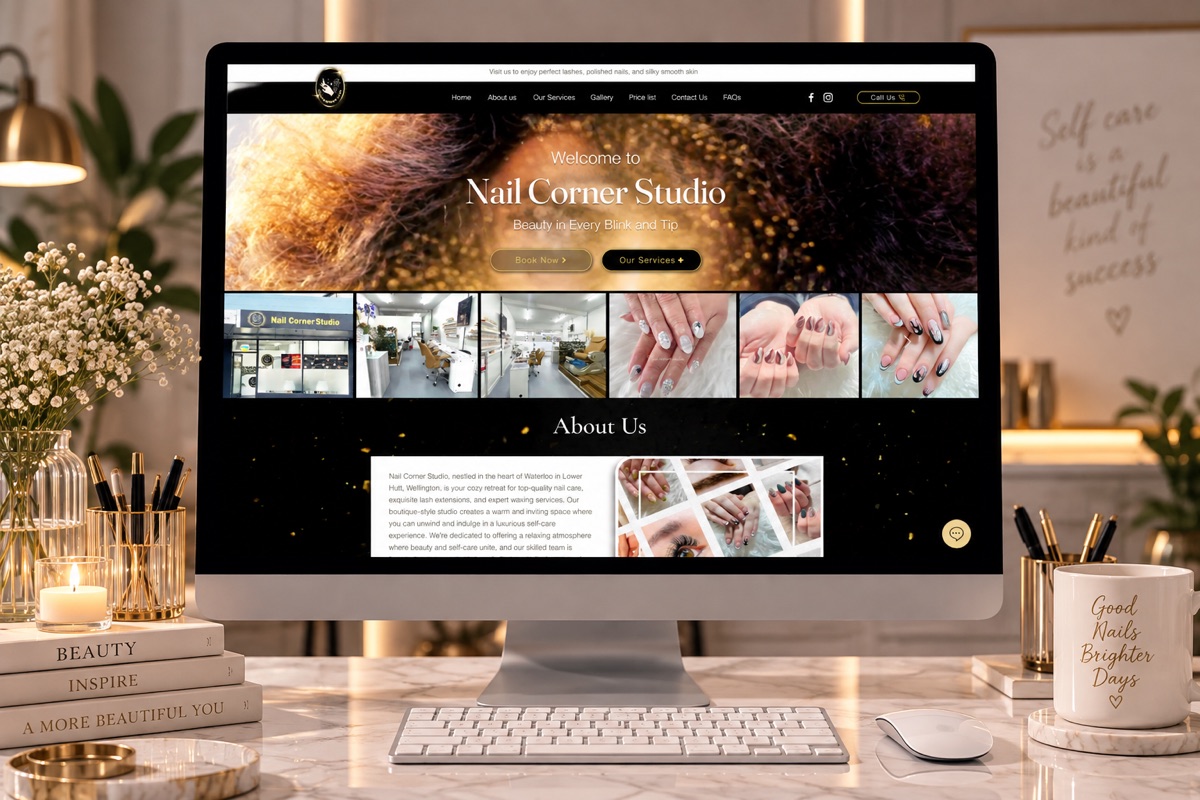 Nail Corner Studio website